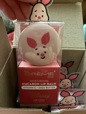 The Crème Shop x Disney Piglet Rosy Watermelon Macaron Lip Balm - Pink 6 pack